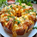 To make herb cheese monkey bread, you need: - 2 cans of refrigerated biscuit dough (about 16 oz each) - 1 cup shredded mozzarella cheese - 1 cup shredded cheddar cheese - 1/2 cup unsalted butter, melted - 2 tablespoons fresh parsley, chopped - 2 tablespoons fresh basil, chopped - 1 tablespoon fresh thyme, chopped - 2 cloves garlic, minced - 1 teaspoon garlic powder - 1/2 teaspoon onion powder - Salt and pepper to taste These items create a delicious and cheesy treat. While mozzarella and cheddar are great, feel free to try other cheeses. You can use: - Gruyère for a nutty flavor - Fontina for creaminess - Parmesan for a salty kick Mixing cheeses adds layers of flavor. Experiment to find your favorite combination! Garnishes make your dish pop. Consider these options: - Extra fresh herbs like parsley or basil - A sprinkle of grated Parmesan - A drizzle of olive oil These garnishes not only look nice but also enhance the taste. Enjoy your herb cheese monkey bread with a touch of creativity! First, preheat your oven to 350°F (175°C). This step is key for even baking. While the oven heats, grab your bundt pan. Grease it well with butter or non-stick spray. This will help your monkey bread come out smoothly. In a medium bowl, melt the butter. Then, add minced garlic, parsley, basil, thyme, garlic powder, onion powder, salt, and pepper. Whisk all the ingredients together. You want to create a fragrant herb butter that will coat the biscuit pieces well. Open the cans of biscuit dough. Use kitchen scissors or a sharp knife to cut each biscuit into quarters. This makes small pieces that will soak up the herb butter. Place the quartered biscuit pieces in a large bowl. Drizzle half of the herb butter over them. Next, sprinkle half of the mozzarella and cheddar cheese on top. Toss gently until the dough is well coated. Now, start layering the coated biscuit pieces into your greased bundt pan. Place half of the dough at the bottom. Then, sprinkle the remaining cheese on top. Drizzle the rest of the herb butter mixture over this layer. Finish layering with the remaining biscuit pieces for even distribution. Put the bundt pan in your preheated oven. Bake the monkey bread for 30 to 35 minutes. You’ll know it’s done when it turns golden brown. A toothpick should come out clean when poked in the center. After baking, remove the bread from the oven. Let it cool in the pan for about 5 minutes. This helps it set. Next, carefully invert the bundt pan onto a serving platter. The monkey bread should gently fall out. If it sticks, give the pan a light tap. Enjoy the warm, cheesy treat! To boost the flavors in your herb cheese monkey bread, add more fresh herbs. Try using chives for a mild onion taste. You can also mix in some oregano or dill for a unique twist. Feel free to experiment with herbs you love. Just remember to chop them finely to release their full flavor. Adding a bit of rosemary can also give your bread a lovely aroma. When serving herb cheese monkey bread, presentation matters. After you bake it, let it cool for a few minutes. This helps it hold its shape. For a beautiful display, garnish the top with extra fresh herbs. This adds a pop of color and makes it look fresh. Serve the bread on a large platter. You can also place a small bowl of warm marinara sauce beside it for dipping. This combo makes it even more fun to eat! While marinara sauce is a classic choice, you can try other dips too. A creamy ranch or garlic aioli pairs nicely with this bread. For a tangy kick, serve it with a spicy salsa. You can even make a simple cheese sauce for extra cheesiness. Each of these options will enhance the flavors of your herb cheese monkey bread, making each bite a delight! {{image_4}} You can make Herb Cheese Monkey Bread even better by mixing in different cheeses. Instead of just mozzarella and cheddar, try using gouda or pepper jack. These cheeses add new flavors and textures. You can also mix in creamy cheeses like ricotta or goat cheese for a more unique taste. Each cheese brings its own magic to the bread. If you want to change the herbs, that's easy too! You can use dried herbs if fresh ones are not available. Oregano, rosemary, or dill can all work well. If you love a stronger flavor, add more garlic or use garlic salt. This way, you can create a flavor that matches your taste. Feel free to add more ingredients to your monkey bread! Spinach is a great choice. It adds color and nutrition. Sun-dried tomatoes give a sweet and tangy kick. You can also add cooked bacon or sausage for a savory touch. Just make sure to chop any add-ins small so they mix well with the dough. Mixing in these extras makes the bread even more fun and tasty! To keep your herb cheese monkey bread fresh, let it cool completely. Then, wrap it tightly in plastic wrap. Place the wrapped bread in an airtight container. This method keeps it soft and flavorful. You can store it at room temperature for up to two days. If you want it to last longer, consider refrigeration. However, refrigerating may change the texture slightly. When you're ready to enjoy the leftover monkey bread, preheat your oven to 350°F (175°C). Remove the plastic wrap and place the bread in a baking dish. Cover it loosely with aluminum foil to prevent it from drying out. Heat it for about 10 to 15 minutes. This method warms the bread evenly while keeping it soft. If you want a crisp crust, uncover it for the last few minutes of reheating. Freezing is a great option if you want to save some for later. First, let the monkey bread cool completely. Wrap it tightly in plastic wrap and then in aluminum foil. This double wrapping helps prevent freezer burn. You can freeze it for up to three months. When you’re ready to enjoy it, thaw it in the fridge overnight. Reheat it in the oven as described above for the best results. Monkey bread is a fun, pull-apart bread made from biscuit dough. You cut the dough into small pieces, coat them in butter and herbs, then bake them together. The result is a warm, cheesy bread that you can share with friends and family. It’s perfect for gatherings or as a tasty snack! Yes, you can prepare the dough ahead of time. You can cut the biscuits and mix them with the cheese and herb butter. Just store the mixture in the fridge for up to 24 hours. When you’re ready, layer it in the bundt pan and bake it. This makes it easy to serve fresh monkey bread when you need it. Check the color and texture of the bread. It should be golden brown and firm. Insert a toothpick into the center. If it comes out clean, the bread is done. If not, bake it for a few more minutes and check again. Herb Cheese Monkey Bread pairs well with a warm bowl of marinara sauce for dipping. You can also serve it with a fresh salad or a side of garlic butter. These sides complement the flavors of the cheesy bread nicely. To make this recipe gluten-free, swap the regular biscuit dough for a gluten-free version. Look for gluten-free refrigerated biscuit dough at your local store. The rest of the ingredients can stay the same. Always check labels to ensure they are gluten-free. This blog post covered how to make Herb Cheese Monkey Bread. We discussed key ingredients, types of cheese, and optional toppings. You learned the steps for mixing, baking, and cooling the bread. I shared tips to enhance flavor and offered variations for creativity. You also found important storage info and answers to common questions. Making this bread can impress your guests. Enjoy good food and fun times with family. Remember, the key is to experiment and make it your own!