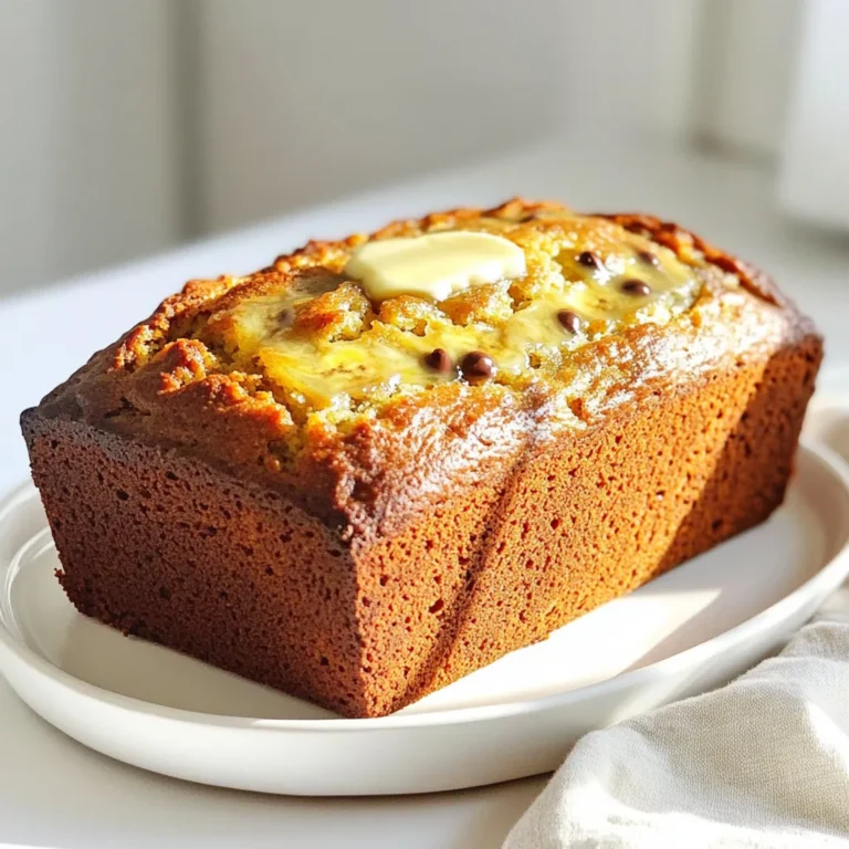 - 4 ripe bananas - 1/3 cup unsalted butter - 1 teaspoon pure vanilla extract - 1 teaspoon baking soda - Generous pinch of salt - 3/4 cup granulated sugar (or 1/2 cup for lighter sweetness) - 1 large egg - 1 cup all-purpose flour - 1/2 cup semi-sweet chocolate chips (optional) - 1/2 cup nuts (walnuts or pecans, optional) For my TikTok banana bread, choose ripe bananas. They should have brown spots. These bananas will give the bread a sweet taste. Use unsalted butter, so you can control the salt. Pure vanilla extract adds a rich flavor. Baking soda helps the bread rise. A pinch of salt brings out the sweetness. Granulated sugar is the main sweetener. You can use less sugar if you want a lighter taste. One large egg binds the mix together. All-purpose flour gives the bread structure. Optional chocolate chips and nuts add texture and flavor. If you like chocolate, add the chips. For crunch, fold in nuts. These ingredients work together to create a moist, tasty loaf. Prepare your kitchen with these items before you start. This will make the process smooth and fun! - Preheat oven to 350°F (175°C). - Grease a 9x5 inch loaf pan with butter or spray. - In a big bowl, combine melted butter and mashed bananas. - Add a beaten egg, vanilla extract, and sugar. Stir until smooth. - Mix in baking soda and salt. - Gradually fold in flour. Be gentle to keep lumps. - If you like, fold in chocolate chips and nuts. Make sure they spread evenly. - Pour the batter into the loaf pan. - Bake for 60-65 minutes. A toothpick should come out clean. - Let the bread cool in the pan for 10 minutes. - Move it to a wire rack to cool completely. This easy guide will help you make the best TikTok banana bread! To make your banana bread fluffy, avoid over-mixing the batter. Mix just until you see no flour streaks. A few lumps are okay! For testing doneness, use a toothpick. Insert it into the center of the bread. If it comes out clean or with a few moist crumbs, your bread is ready. You can add spices like cinnamon or nutmeg to boost flavor. Chopped nuts, like walnuts or pecans, add a nice crunch. For serving, try melting butter on warm slices. A drizzle of honey can add sweetness too. Pair your banana bread with coffee or tea for a cozy treat. Always use ripe bananas for the best taste. Unripe bananas may make your bread dense and less sweet. Also, grease your pan well. This step helps the bread come out easily after baking. Skipping this can lead to a messy cleanup! {{image_4}} You can make banana bread healthier in a few ways. First, swap all-purpose flour for whole wheat flour. This adds fiber and nutrients. If you want less sugar, reduce the sugar to 1/2 cup. You still get good taste without so much sweetness. For vegan options, replace the egg with 1/4 cup of applesauce. Use coconut oil or vegan butter instead of regular butter. These changes keep the bread moist and tasty. If you want to change the flavor, try adding dried fruits like raisins or cranberries. These add sweetness and texture. You can also add a teaspoon of cinnamon for a warm taste. Instead of chocolate chips, use peanut butter chips for a nutty twist. This makes the bread a bit different yet delicious. You don’t have to stick to one size. You can make mini loaves or muffins instead. For mini loaves, bake for about 30-35 minutes. If you make muffins, check them after 20 minutes. Adjust the baking time based on the size you choose to ensure they cook evenly. This way, you can serve them at parties or enjoy a quick snack! To keep your banana bread fresh, wrap it well. Use plastic wrap or aluminum foil to cover it. This helps keep moisture in and air out. Store it at room temperature for up to three days. If you need it to last longer, put it in the fridge. The cold slows down spoilage but may dry it out slightly. Freezing banana bread is easy and smart. First, let it cool completely. Then, wrap it in plastic wrap tightly. You can also put it in a freezer bag. Press out as much air as you can. This keeps the flavor and texture nice. To thaw, take it out and leave it at room temperature. It’ll be ready to enjoy in a few hours! To ripen bananas fast, you can use a few simple tricks. - Place bananas in a brown paper bag. - Add an apple or tomato to the bag. - Keep the bag closed for a day or two. - Use the oven method: wrap bananas in foil and bake at 300°F for 15-20 minutes. These methods help release ethylene gas, speeding up the ripening. Yes, you can use frozen bananas! - Thaw bananas in the fridge or at room temperature. - Once thawed, mash them well before adding to the mix. - You may need to drain some excess liquid. Frozen bananas work great in banana bread. If your banana bread turns out dense, here are reasons and fixes. - You may have over-mixed the batter. - Ensure you use ripe bananas for natural sweetness. - Check that your baking soda is fresh. - Add a bit more flour if the batter is too wet. These tips can help achieve a lighter texture. Banana bread can last quite a while if stored correctly. - At room temperature, it lasts about 3-4 days. - Store in an airtight container to keep it fresh. - In the fridge, it can last up to a week. - For long-term storage, freeze it for up to 3 months. Wrap it well to maintain flavor and texture. This banana bread recipe is simple and easy to follow. You learned about essential ingredients, step-by-step instructions, and clever tips for baking. Remember to mix well but avoid overdoing it. You can also customize your banana bread with different flavors or healthier swaps. Proper storage keeps it fresh longer. With this guide, you now have everything you need to bake a delicious loaf. Enjoy sharing this treat with friends and family!