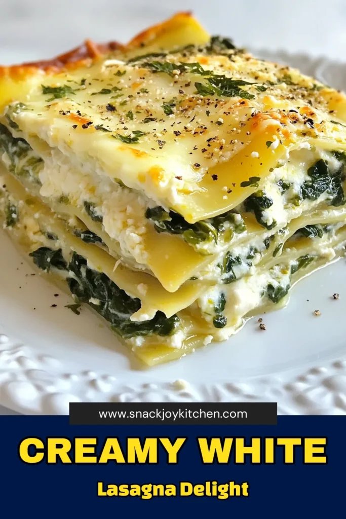 Indulge in this delightful Creamy White Lasagna with Garlicky Greens that combines layers of luscious cheesy goodness with nutrient-rich vegetables. Perfect for a comforting dinner, this Vegetarian Lasagna features fresh spinach and kale, complemented by a smooth Homemade Béchamel Sauce. Try this easy Garlicky Greens Recipe for a healthy twist on a classic! Save this recipe for an unforgettable meal. #VegetarianLasagna #CreamyWhiteLasagna #HomemadeBéchamel #GarlickyGreensRecipe
