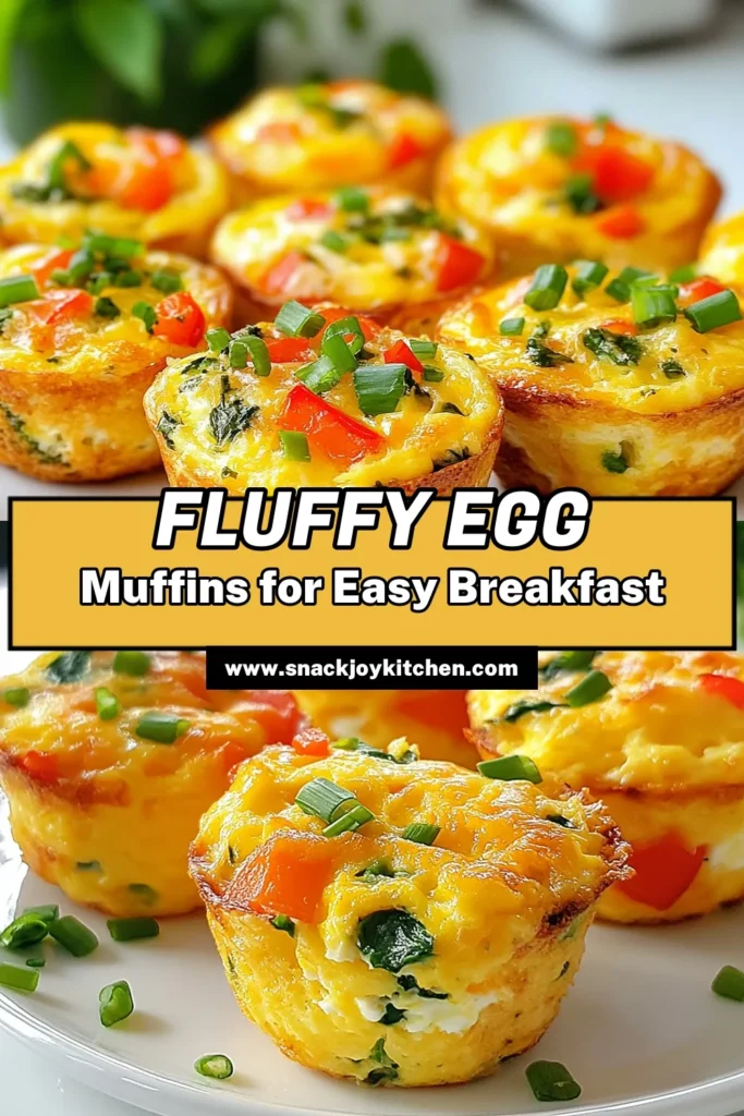 Start your day right with these delicious cottage cheese egg muffins! This fluffy egg muffins recipe is packed with veggies, including bell peppers, green onions, and spinach, making it a nutritious choice for healthy breakfast muffins. Perfect for meal prep, these veggie-packed egg muffins are easy to make and store for later. Enjoy a flavorful and guilt-free morning treat! Save this recipe and try it today! #CottageCheeseEggMuffins #HealthyBreakfastMuffins #FluffyEggMuffinsRecipe #MealPrepEggMuffins