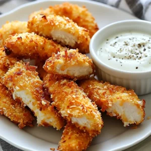 Crispy Coconut Chicken Strips Delightful and Easy Dish