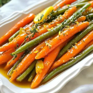 Honey Glazed Carrots and Green Beans Delight Recipe