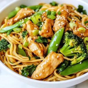 Easy Chicken Lo Mein Flavorful and Quick Dinner Recipe