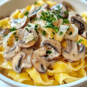 Creamy Mushroom Stroganoff Rich and Cozy Recipe