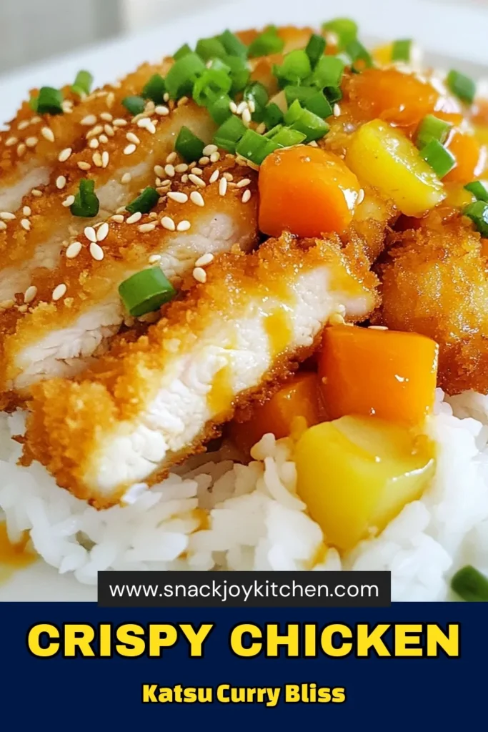 Savor the flavors of Japan with this delightful recipe for crispy chicken katsu curry. Enjoy tender, panko fried chicken served over rice and smothered in a homemade curry sauce packed with veggies. This chicken katsu recipe is perfect for those craving a comforting and delicious meal. Try it today and elevate your dinner routine! Save this recipe for your next culinary adventure! #ChickenKatsu #JapaneseCurry #CrispyChicken #HomemadeCurry