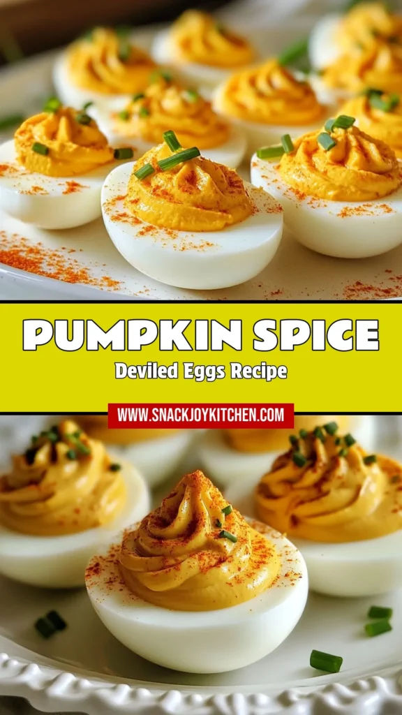 Get ready for Halloween with these delicious Pumpkin Patch Deviled Eggs! This creamy pumpkin deviled eggs recipe is the perfect fall appetizer to impress your guests. Combining classic flavors with a seasonal twist, these deviled eggs are sure to be a hit at any gathering. Try this simple Halloween deviled eggs recipe and elevate your autumn celebrations. Save this recipe for your next fall party! #PumpkinPatchDeviledEggs #FallAppetizerRecipes #HalloweenRecipes #SeasonalDeviledEggs