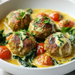Creamy Tuscan Meatballs Tasty and Simple Recipe