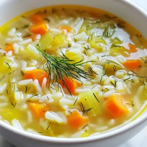 Greek Lemon Rice Soup Flavorful and Simple Recipe