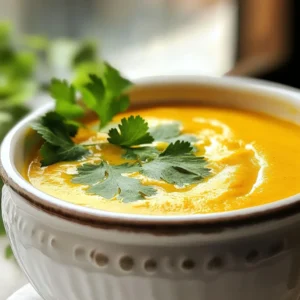 Ginger Turmeric Carrot Soup Rich in Flavor and Health