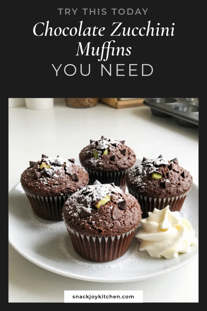 Indulge in these delicious double chocolate zucchini muffins that are both healthy and easy to make! This healthy chocolate muffin recipe combines moist chocolate zucchini muffins with rich chocolate flavor, making them a perfect treat. With the added goodness of zucchini baked goods, these easy chocolate muffins are a hit with everyone. Give them a try and see why they’re a must-bake! Save this recipe now! #ChocolateMuffins #HealthyBaking #ZucchiniRecipes #MuffinRecipes