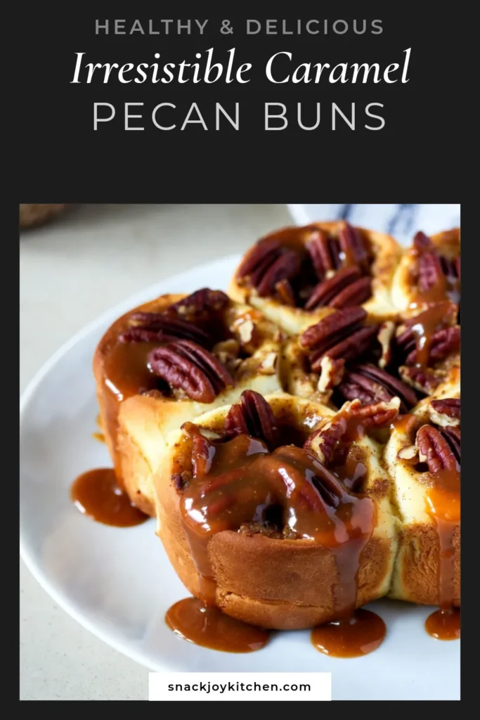 Indulge in the deliciousness of Caramel Pecan Sticky Buns with this easy caramel pecan rolls recipe. These soft cinnamon buns with pecans are perfect for breakfast pastries, guaranteed to impress your family and friends. Master the art of homemade sticky buns and enjoy every gooey bite. Save this recipe to treat yourself to a delightful morning! #CaramelPecanStickyBuns #StickyBuns #BreakfastRecipes #CaramelPastries