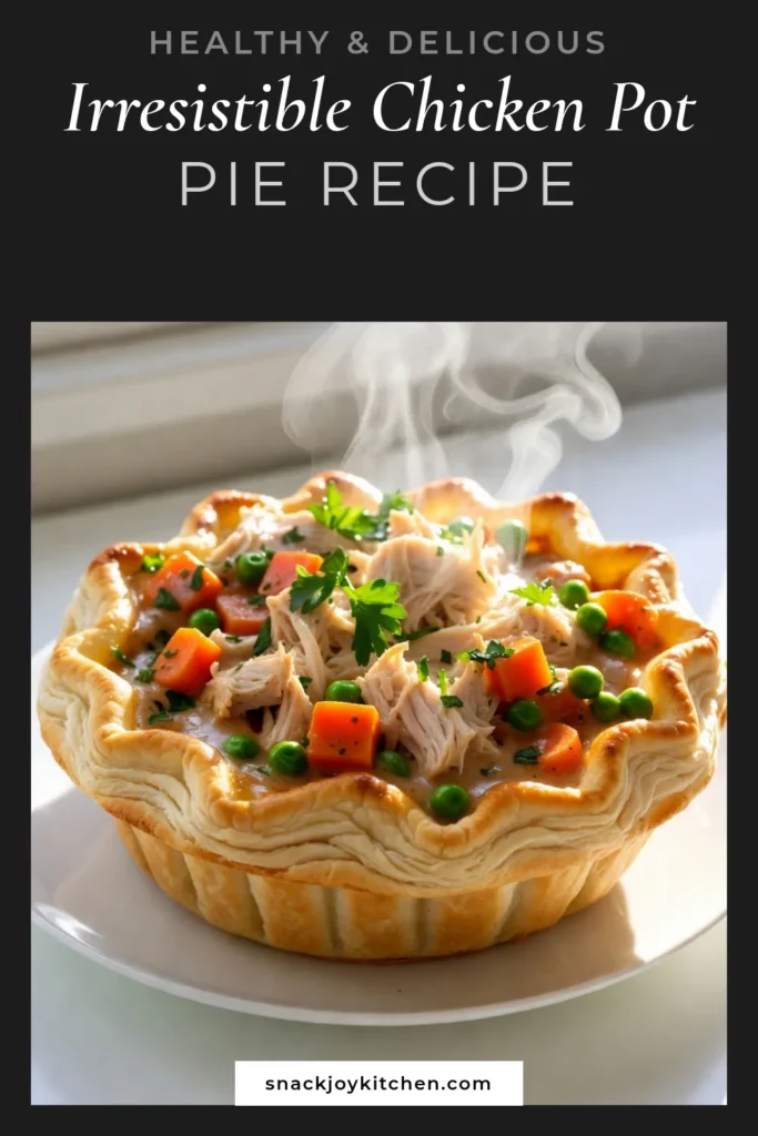 Discover the ultimate chicken pot pie recipe that brings warmth and comfort to your dining table! This easy chicken pot pie combines tender chicken with fresh vegetables for a delicious homemade pot pie. Perfect for family dinners, this comforting chicken pie is ready in under an hour. Follow our step-by-step guide for success and enjoy every bite of this classic dish. Save this recipe for a cozy night in! #ChickenPotPie #ComfortFood #EasyRecipes #HomemadePie