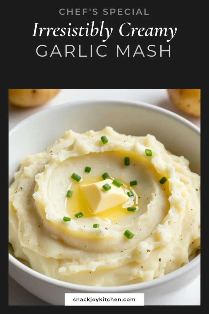 Indulge in the creamy delight of Buttery Herb Garlic Mashed Potatoes made with Yukon Gold potatoes. This Herb mashed potatoes recipe features garlic butter for a rich, savory flavor that elevates your meals. Enjoy these garlic mashed potatoes as a perfect side dish! Ready in just 30 minutes, this creamy mashed potatoes with herbs will impress your guests. Try this delicious recipe today and add a new favorite to your dinner rotation! #MashedPotatoes #ComfortFood #YukonGoldPotatoes #SideDishIdeas