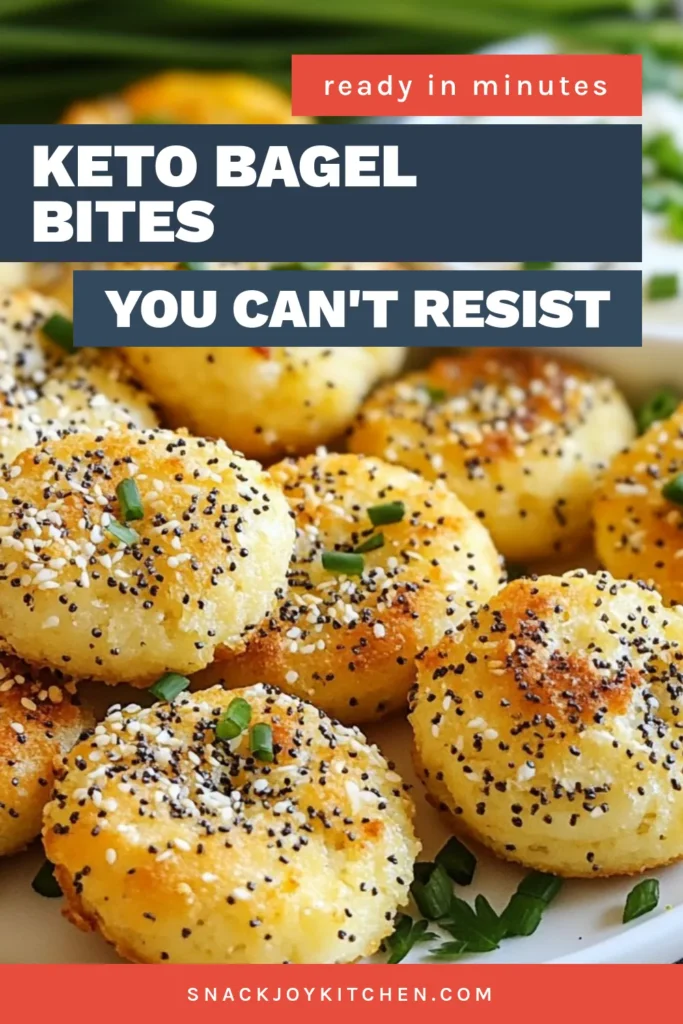 Satisfy your cravings with these delicious Keto bagel bites! Made with low carb almond flour, these gluten free bagel bites are the perfect easy keto appetizers for any gathering. Flavored with an everything bagel seasoning recipe, they pack a delightful punch in every bite. Quick and simple to prepare, they make for the ultimate snack. Save this recipe for a tasty, healthy treat! #KetoRecipes #LowCarbSnacks #GlutenFree #KetoAppetizers