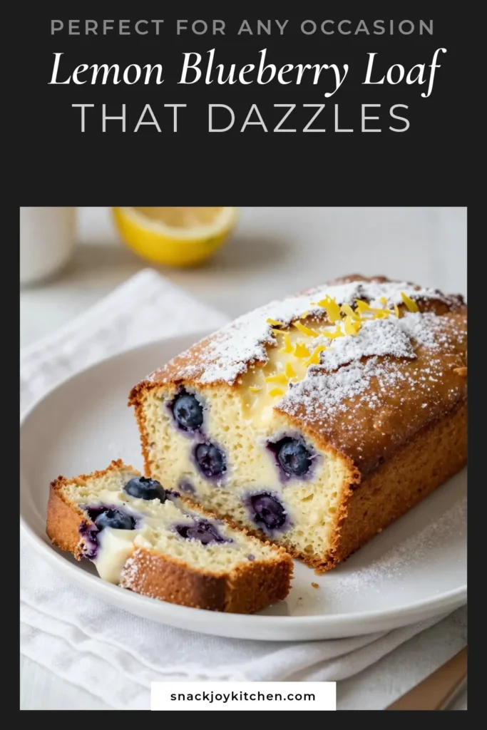 Indulge in this delightful Lemon Blueberry Yogurt Loaf that's perfect for any occasion! This easy lemon loaf recipe combines Greek yogurt for a moist blueberry cake that bursts with fresh flavors. With simple ingredients, you'll create a heavenly blueberry yogurt bread the whole family will love. Bake this delicious lemon blueberry loaf today and impress your guests! Save this recipe for a tasty treat! #LemonBlueberryLoaf #GreekYogurtCake #MoistBlueberryCake #EasyLemonLoafRecipe