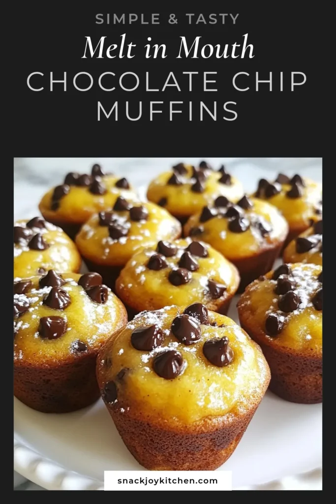 Indulge in the delightful flavors of these chocolate chip banana muffins! This easy banana muffins recipe combines ripe bananas and decadent chocolate chips, all made with wholesome coconut oil. Perfect for breakfast or a sweet snack, these banana bread muffins are ready in just 30 minutes. Try making them today and enjoy a delicious treat that everyone will love! Save this recipe now! #ChocolateChipBananaMuffins #EasyBananaMuffins #BananaBreadMuffinsRecipe #BakingRecipes