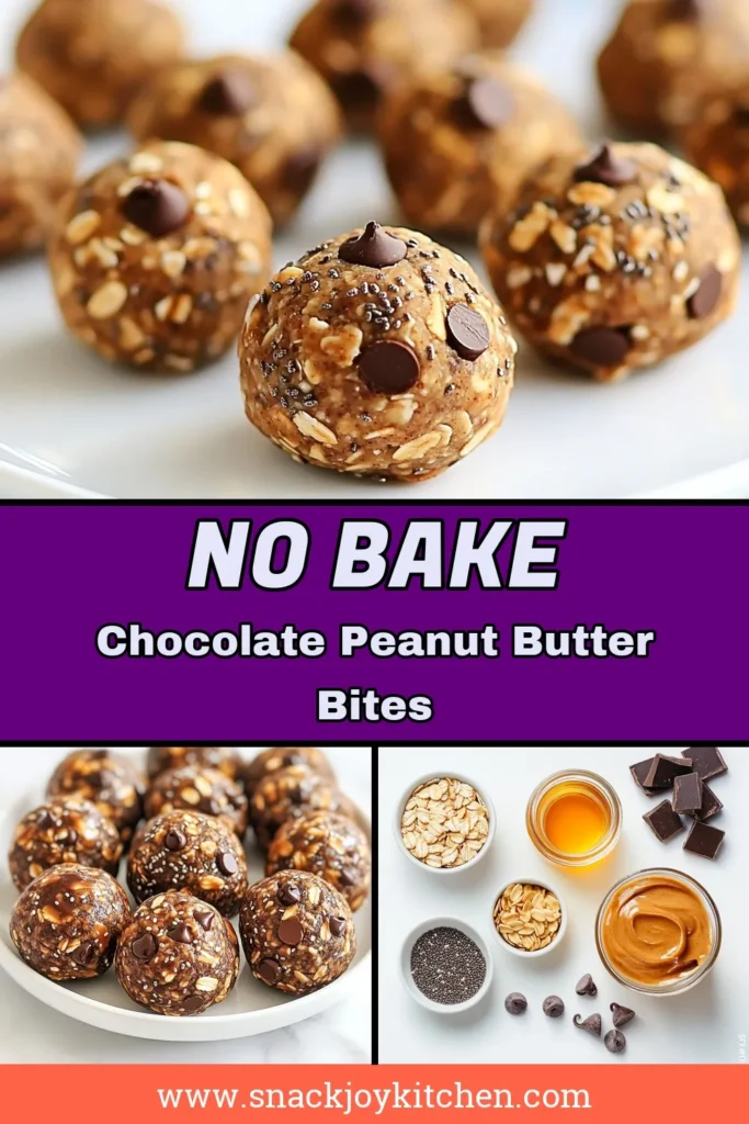 Discover the ultimate healthy snack with these delicious Chocolate Peanut Butter Energy Balls! Perfect for busy days, these no-bake energy bites combine oats and rich chocolate for a nutritious boost. These vegan chocolate peanut butter balls are easy to make and packed with flavor. Ideal for meal prep, enjoy them anytime you need a quick pick-me-up. Try this simple recipe today and fuel your day! #HealthySnacks #EnergyBalls #VeganRecipes #NoBakeBites