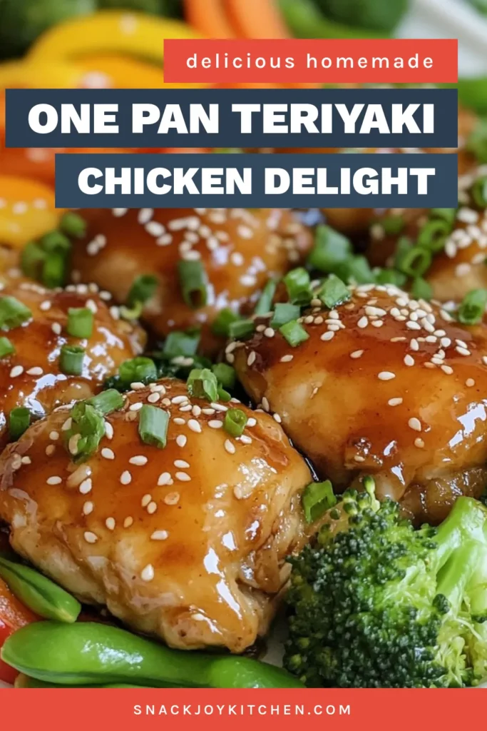 Discover this easy teriyaki chicken recipe that’s perfect for busy nights! This sheet pan dinner combines succulent teriyaki chicken with vibrant vegetables for a healthy meal option. With just a few ingredients, this quick chicken and vegetable recipe is sure to impress. Enjoy the flavors of homemade teriyaki while keeping dinner hassle-free. Try it tonight and save for later! #TeriyakiChicken #SheetPanDinners #HealthyChickenRecipes #EasyTeriyakiChicken