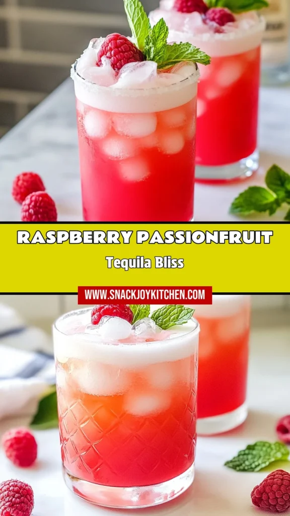 Refresh your summer gatherings with this vibrant Raspberry Passionfruit Tequila Sour! This delightful Raspberry Tequila Sour combines fresh raspberries and juicy passionfruit in a delicious Passionfruit Cocktail Recipe that's perfect for sunny days. Sweetened with agave syrup, this Fresh Fruit Cocktail is the ultimate Summer Refreshing Drink. Try this easy recipe and impress your friends! Save it now! #RaspberryTequilaSour #FreshFruitCocktails #SummerDrinks #PassionfruitCocktailRecipe