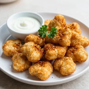 - 1 block (14 oz) firm tofu - &frac12; cup cornstarch - 1 teaspoon garlic powder - 1 teaspoon onion powder - 1 teaspoon smoked paprika - &frac12; teaspoon salt - &frac12; teaspoon black pepper - 1 tablespoon soy sauce (or tamari for gluten-free) - 1 tablespoon olive oil - Fresh parsley for garnish - Dipping sauces (sweet chili, sriracha, tahini) The main ingredient in this recipe is firm tofu. It gives the nuggets a great texture. You want to press it well so it can soak up the flavors. Cornstarch is key for that crispy coating. The seasonings&mdash;garlic powder, onion powder, smoked paprika, salt, and black pepper&mdash;add a burst of flavor. Soy sauce or tamari gives a salty kick and helps the coating stick. Olive oil keeps everything moist. For a fun touch, you can add fresh parsley for garnish. It looks nice and adds a little freshness. Dipping sauces make everything better. Sweet chili, sriracha, or tahini work well. They add a tasty twist to your crispy tofu nuggets. {{ingredient_image_2}} To start, you need to press and drain the tofu. Pressing removes excess water. This helps the tofu become crispy. Wrap the block in a clean kitchen towel and place a heavy object on top. Let it sit for about 15 minutes. After pressing, cut the tofu into nugget shapes. Aim for bite-sized pieces. This helps them cook evenly. Next, mix the coatings for flavor. In a large bowl, combine the dry ingredients. Use &frac12; cup cornstarch, 1 teaspoon garlic powder, 1 teaspoon onion powder, 1 teaspoon smoked paprika, &frac12; teaspoon salt, and &frac12; teaspoon black pepper. Whisk them until they blend well. In a small bowl, prepare the wet mixture. Combine 1 tablespoon soy sauce and 1 tablespoon olive oil. Stir until mixed. This will help the dry coating stick. Now, it&rsquo;s time to coat the tofu nuggets. Toss the tofu pieces in the soy sauce mixture. Make sure every piece is coated. Next, sprinkle the cornstarch mixture over the tofu. Toss gently to cover all sides. You want each nugget to have a good amount of seasoning. Preheat your air fryer to 400&deg;F (200&deg;C). This step is key for crispy nuggets. Arrange the coated tofu in the basket in a single layer. Leave space between each nugget for air circulation. Cook the nuggets for 15-20 minutes. Halfway through, shake the basket gently. This ensures even cooking and crispiness. When they are golden brown, they are ready to enjoy! To get crispy tofu, pressing is key. Pressing removes excess water, allowing better texture. Wrap the tofu in a clean towel, then place a weight on top. Let it sit for at least 15 minutes. This step really matters. After pressing, coat the tofu in cornstarch. This gives it a nice crunch. Make sure every piece is evenly covered. Toss the tofu gently in cornstarch. This helps achieve that perfect crispiness. To add more flavor, consider extra spices. Try adding cayenne for heat or thyme for earthiness. You can also mix in some nutritional yeast for a cheesy taste. These small changes can make a big difference. Using seasoned soy sauce is another great option. You can find many varieties at the store. These sauces add depth and umami, boosting the overall flavor profile. Cooking time can change based on the size of your nuggets. Smaller pieces will cook faster, so keep an eye on them. Your air fryer&rsquo;s model may also affect cooking time. Check for doneness by looking for a golden color. The nuggets should be crispy on all sides. If they look pale, give them a few more minutes. Trust your eyes; they will guide you to perfection. Pro Tips Press Tofu Thoroughly: Ensure the tofu is pressed well to remove excess moisture. This helps the nuggets achieve maximum crispiness in the air fryer. Uniform Size Matters: Cut the tofu into uniform pieces for even cooking. This way, all nuggets will be perfectly crispy and golden brown. Use a Dipping Sauce: Pair these nuggets with your favorite dipping sauce. Sweet chili, sriracha, or tahini add an extra layer of flavor that complements the tofu beautifully. Shake for Crispiness: Don&rsquo;t forget to shake the air fryer basket halfway through cooking. This ensures that every side of the nuggets gets a chance to crisp up! {{image_4}} You can use extra-firm or firm tofu for this recipe. Extra-firm tofu gives a crunchier bite. Firm tofu works well too but may be slightly softer. Both options yield tasty nuggets. You might also find pre-marinated tofu in stores. This can add an extra layer of flavor. Just remember to adjust your seasonings if it's already flavored. To change up the taste, consider Asian-inspired seasonings. Add sesame oil or five-spice powder for a unique twist. You can also make them spicy. Try adding cayenne pepper or chili flakes to the coating. For a herby version, mix in dried herbs like oregano or thyme. These small changes can elevate your nuggets to new heights. If you don't have an air fryer, you can still enjoy crispy tofu. Baking is a great option. Preheat your oven to 425&deg;F (220&deg;C). Spread the coated tofu on a baking sheet. Bake for 25-30 minutes, flipping halfway through. For pan-frying, heat oil in a skillet. Fry the nuggets until golden brown on all sides. Both methods give you a delicious snack! To store your crispy tofu nuggets, follow these steps: - Place the leftovers in an airtight container. - Keep them in the fridge for up to three days. - Avoid stacking the nuggets to keep them crispy. For best results, use glass or BPA-free plastic containers. These materials help keep your nuggets fresh. To enjoy your tofu nuggets again, you can reheat them easily. Here are the best methods: - Air Fryer: Preheat to 375&deg;F (190&deg;C). Cook for 5-7 minutes. - Oven: Set to 400&deg;F (200&deg;C). Bake for about 10 minutes. - Skillet: Heat on medium. Cook for about 3-4 minutes on each side. To maintain crispiness, avoid microwaving. The air fryer or oven helps keep the texture crunchy. No, I do not recommend using soft tofu. Soft tofu is too watery and fragile. It will not hold its shape during cooking. Firm tofu gives crispy nuggets that are easy to handle. You want a nice bite without mushiness. Stick with firm tofu for the best results. You can easily make this recipe gluten-free. Replace soy sauce with tamari. Tamari is a gluten-free soy sauce option. Make sure to check labels on cornstarch too. Most brands are gluten-free, but it's good to verify. This way, you can enjoy tasty nuggets without worry. Many sauces complement tofu nuggets perfectly. Here are some popular choices: - Sweet chili sauce - Sriracha for a spicy kick - Tahini for a creamy option Try different sauces to find your favorite or mix them for new flavors! Crispy tofu nuggets last about 3 to 5 days in the fridge. Store them in an airtight container. Look for signs of spoilage, like a sour smell or change in color. If they seem off, it&rsquo;s best to toss them. Enjoy them fresh for the best taste! In this recipe, we explored how to make delicious crispy tofu nuggets. We covered the key ingredients and step-by-step instructions for perfecting your dish. The tips for enhancing flavor and achieving that ideal crisp are essential. Don&rsquo;t forget to try different methods and variations. These nuggets are versatile and easy to store. With the right techniques, you can enjoy these bites anytime. Dive into this tasty plant-based option and impress your friends and family!