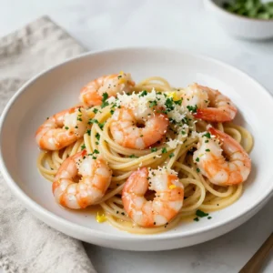 Savory Shrimp Scampi Linguine Quick and Easy Recipe
