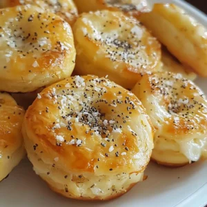 - 1 &frac12; cups almond flour - 2 teaspoons baking powder - 1 teaspoon garlic powder - 1 teaspoon onion powder - 1 teaspoon everything bagel seasoning - 2 cups shredded mozzarella cheese - &frac12; cup cream cheese, softened - 2 large eggs - Sea salt, to taste - Extra everything bagel seasoning for topping I love using almond flour in these bites. It gives them a nice texture and keeps them low in carbs. Baking powder helps them rise just right. Garlic and onion powder add great flavor. Everything bagel seasoning brings the classic taste we all love. Mozzarella cheese makes the bites gooey and delicious. Cream cheese adds creaminess that makes each bite melt in your mouth. Eggs help bind everything together. A touch of sea salt enhances all the flavors. Finishing with extra everything bagel seasoning gives them a tasty crunch. - Alternative seasonings - Toppings or dips Feel free to get creative! You can use herbs like dill or spices like paprika. Want a dip? Creamy ranch or spicy mustard works great with these bites. You can also pair them with fresh veggies for a crunchy side. - Calorie count: About 90 calories per bite - Macronutrient breakdown: - Fat: 7g - Protein: 5g - Carbohydrates: 2g These bites are not just tasty; they fit well into a keto diet. With low carbs and high fat, they make a perfect snack. Enjoy them without guilt! {{ingredient_image_2}} Start by preheating your oven to 350&deg;F (175&deg;C). This step is key for even baking. While the oven heats, line a baking sheet with parchment paper. This keeps the bites from sticking and makes cleanup a breeze. In a large mixing bowl, whisk together the almond flour, baking powder, garlic powder, onion powder, and everything bagel seasoning. Make sure the mix is even. This blend brings great flavor to your bagel bites. Grab a separate microwave-safe bowl. Combine the shredded mozzarella cheese and softened cream cheese. Microwave in 30-second increments. Stir well after each time. Keep going until both cheeses fully melt together. You want a smooth blend for the next step. Pour the melted cheese mix into the bowl with the dry ingredients. Add the beaten eggs. Stir it all together until a cohesive dough forms. The dough may feel sticky, so wet your hands with a bit of water to make it easier to handle. Divide the dough into small portions, about the size of a golf ball. Roll each portion between your palms to form smooth balls. Place the formed bites on the lined baking sheet, leaving space between them. This helps them bake evenly. Before you bake, sprinkle a pinch of sea salt and a bit more everything bagel seasoning on top of each bite. This extra touch enhances the flavor. Bake the bites in your preheated oven for 15 to 18 minutes. They should turn golden brown and feel firm when done. Keep an eye on them to avoid overbaking. To get the best texture, you should avoid overmixing the dough. Mix just until everything is combined. This keeps the bites light and fluffy. If the dough is too sticky, wet your hands with a bit of water. This makes it easier to handle without sticking. You can make these bites even tastier by adding more seasonings. Try some dried herbs like dill or oregano. You can also use different cheese types. Cheddar or pepper jack can add bold flavors that excite your taste buds. When serving your bagel bites, arrange them nicely on a platter. This makes them look inviting. For garnishing, sprinkle fresh herbs or extra everything bagel seasoning on top. This adds a pop of color and extra flavor. Pro Tips Use Fresh Ingredients: For the best flavor, ensure your spices and seasonings are fresh. This will enhance the taste of your bagel bites significantly. Experiment with Toppings: Feel free to customize your bagel bites with additional toppings like sesame seeds or poppy seeds for even more flavor. Adjust Cooking Time: Ovens can vary, so keep an eye on the bagel bites the first time you make them. Remove them once they're golden brown for the best texture. Storage Tips: Store leftover bagel bites in an airtight container in the fridge for up to 3 days. Reheat in the oven for a few minutes to regain crispiness. {{image_4}} You can change the taste of your Keto Everything Bagel Bites easily. Try adding fresh herbs like dill or chives. These herbs boost flavor without extra carbs. You can also mix in spices like paprika for a smoky kick. For cheese, swap mozzarella with cheddar or pepper jack. Each cheese gives a different taste and melts nicely. If you want to switch things up, almond flour can be replaced. Coconut flour is a great option, but use less. You may need to adjust liquids if you do. Check your seasonings too. Some people may want to reduce salt or use garlic-free options. Always make sure it fits your diet. These bites shine when paired with dips. Creamy ranch or spicy salsa works well. You can also serve them with salads for a crunchy bite. They taste great with soup, adding flavor and fun. Try them as a snack or appetizer for any meal! After you enjoy your Keto Everything Bagel Bites, store any leftovers properly. Use an airtight container to keep them fresh. This helps prevent them from drying out. You can also wrap them in plastic wrap or foil for extra protection. Be sure to let them cool before sealing. If you want to save your bagel bites for later, freezing is a great option. To freeze, let them cool completely. Next, place them on a baking sheet in a single layer. Freeze for about an hour, then transfer them to a freezer-safe bag. This way, they won't stick together. When ready to eat, take them out and heat in the oven at 350&deg;F (175&deg;C) for about 10 minutes. This will make them warm and tasty again. In the fridge, these bagel bites last about 3 to 4 days. If you freeze them, they can last up to 3 months. Just make sure to check for any signs of freezer burn before using. Enjoy these bites fresh for the best taste! Yes, you can make these bagel bites vegan. For cheese, use a plant-based cheese that melts well. Brands like Daiya or Follow Your Heart work great. Instead of eggs, try using flaxseed meal. Mix one tablespoon of flaxseed meal with three tablespoons of water. Let it sit for a few minutes until it thickens. This mix will help bind the dough. You can use other low-carb flours. Coconut flour is a popular choice, but use less of it. About one-third of the amount of almond flour is a good start. You can also try sunflower seed flour. Just remember, the texture may change a bit with different flours. Everything bagel seasoning is a mix of tasty spices. It usually includes sesame seeds, poppy seeds, garlic, onion, and salt. You can use it on many foods, not just bagels. It's great on eggs, salads, and roasted veggies. This mix adds a flavorful crunch. To check if your bagel bites are done, look for a golden-brown color. They should feel firm when you touch them. If they are still soft and pale, let them bake a few more minutes. Keep a close eye to avoid burning. Yes, you can prep these bagel bites ahead of time. Shape the dough and place the bites on a baking sheet. Cover them and store in the fridge for up to 24 hours. When you&rsquo;re ready, bake them straight from the fridge. They taste fresh and delicious! We covered how to make tasty bagel bites using simple ingredients. You learned about the key ingredients, step-by-step instructions, and helpful tips to ensure great texture. Variations let you explore flavors, and our storage info shows you how to keep these snacks fresh. Remember, these bites are not only fun to make, but are great for any meal. Enjoy your bagel bites, and don't hesitate to experiment with new flavors!